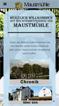 Mobile Screenshot of maustmuehle.de