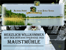 Tablet Screenshot of maustmuehle.de